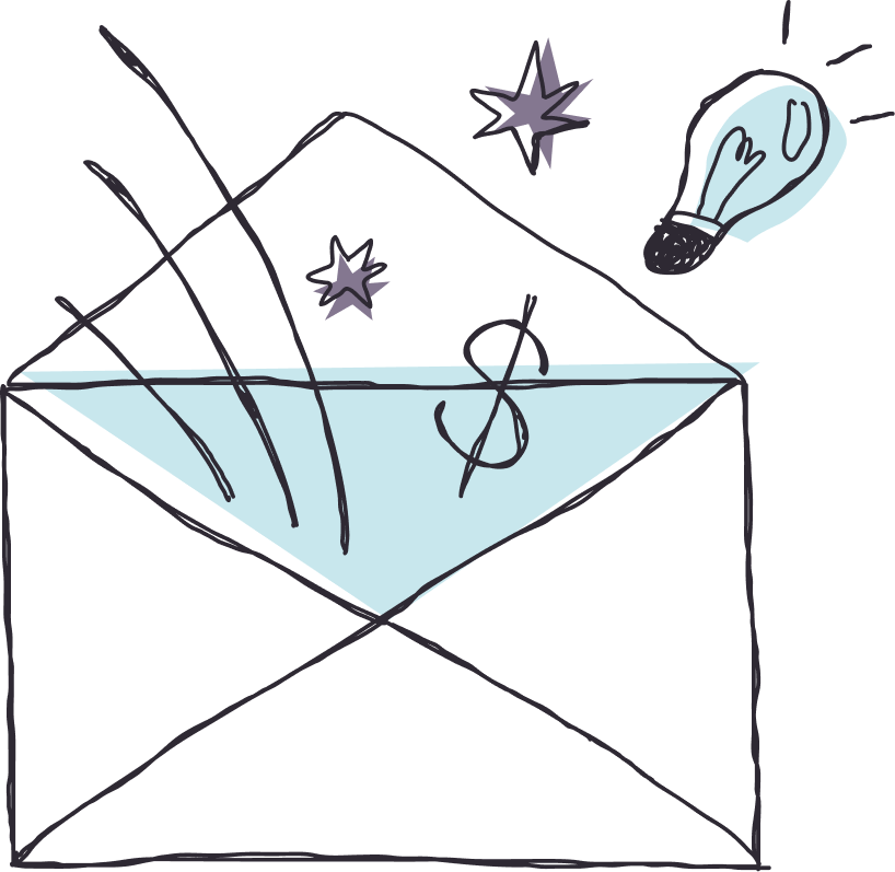 Mail ilustration Verde